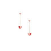 Kate Spade Heritage Spade Enamel Pink Multi One Size Earrings WBRUH726673