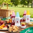 thumbnail image 7 of 4Mini Condiment Bottles, 0.9 Oz Refillable Condiment Squeeze Bottles, Portable Sauce Containers With Distinguishing Labels, For Holding Oils, Seasonings, Sauces, Office Lunch Boxes, 2.9 Inches., 7 of 7