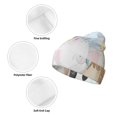 thumbnail image 3 of Yiaed Cute Animals Print Winter Beanie for Men Women, Fleece Lined Beanie Soft Warm Knit Hat Ski Stocking Cuffed Ca, 3 of 6