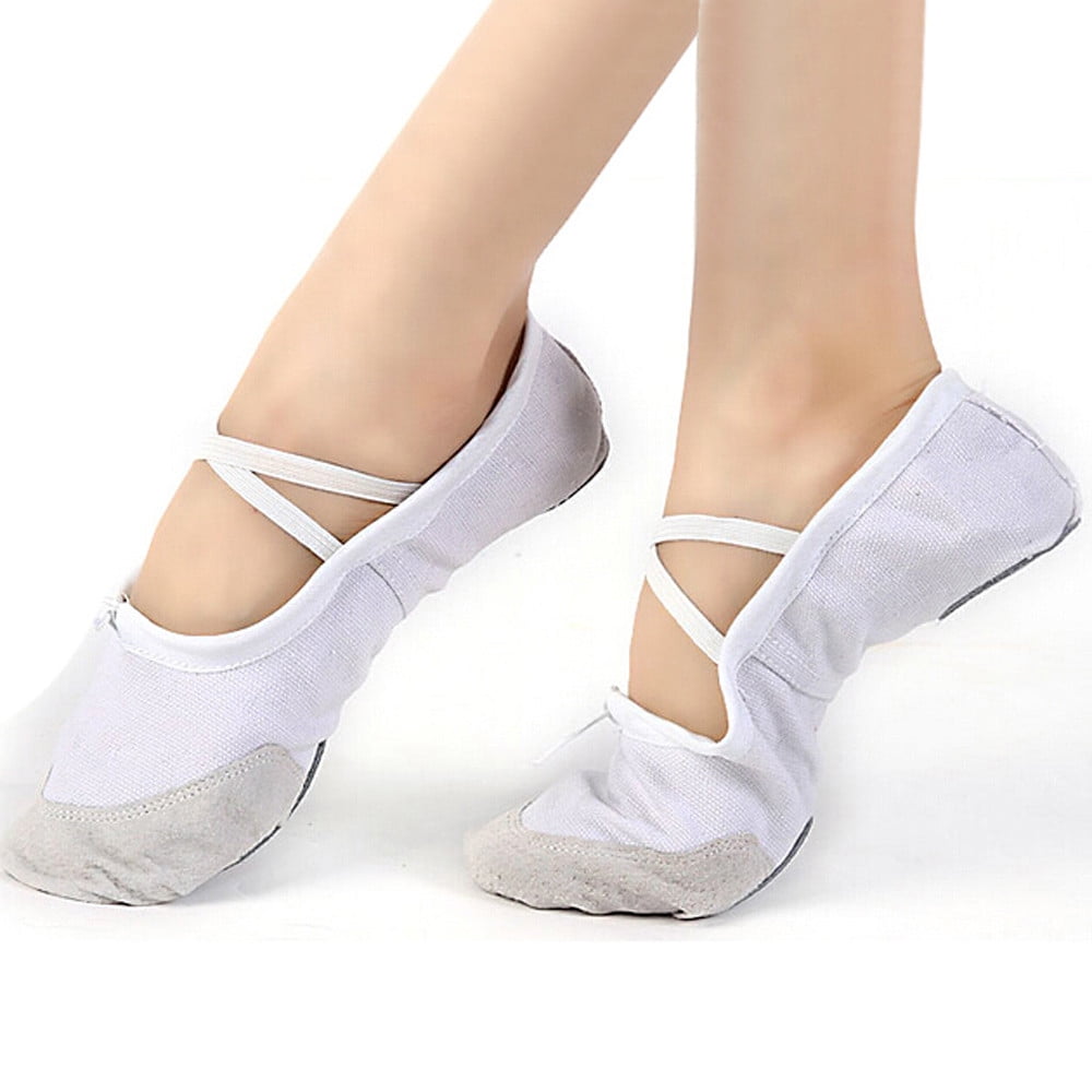 Adult Child Girl Gymnastics Ballet Dance Shoes Canvas Slippers Pointe Dance Hot