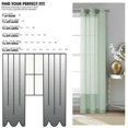 thumbnail image 4 of Ensemble de 2 panneaux de rideaux transparents Mainstays Windowpane, Blanc, 38" L x 84" H, 4 of 7