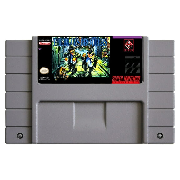 SNES Games Cartridge Blues Brothers, The