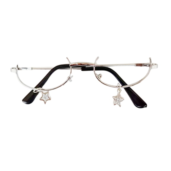 Durability Metal Frame Glasses without Lens Unique Festival Styles Eyewears for Raves and Carnivals Event