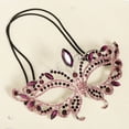 thumbnail image 2 of Elegant Masquerade Party Blindfold Face Accessory for Women with Rhinestone Design, 2 of 7