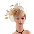 thumbnail image 5 of White Fascinator Fashion Headbands Fascinators Hat Flower Mesh Ribbons, 5 of 5