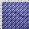 thumbnail image 4 of oneOone Cotton Poplin Indigo Blue Fabric Asian Block Floral Quilting Supplies Print Sewing Fabric By The Yard 42 Inch Wide, 4 of 4