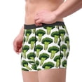 thumbnail image 2 of Honeii Cute Broccoli Men's Underwear Boxer Briefs Pack, ComfortSoft Boxer Brief for Men, Moisture-Wicking Breathable-XX-Large, 2 of 5