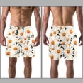thumbnail image 3 of luoweisi Men's Beach Shorts Quick Dry Swim Trunks with Mesh Lining Daisy L, 3 of 5