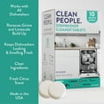 thumbnail image 2 of Dishwasher Cleaner - Dishwasher Cleaner Tablets for Removing Limescale, Mineral Buildup, Grease & Odors - 10 Count, Citrus Scent, 2 of 4