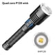 thumbnail image 3 of Soidarity Linterna potente brillo XHP120 linterna recargable telescópico táctico Camping pesca iluminación Estufas de camping 2*18650 batería, 3 of 6