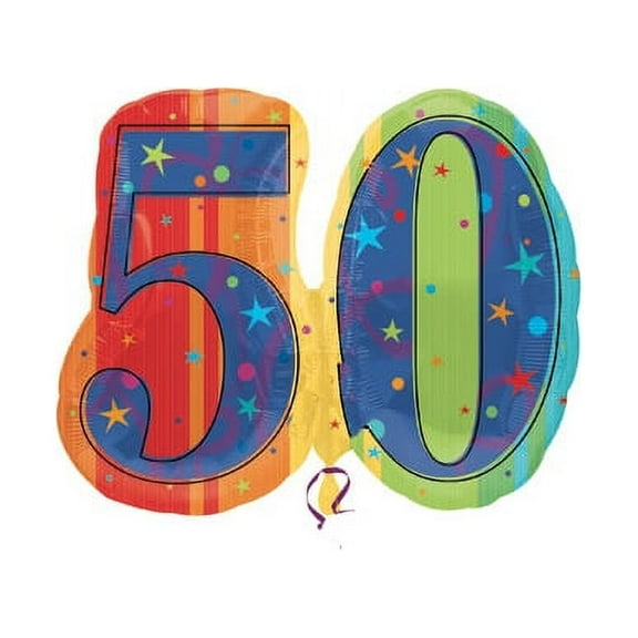 Aged to Perfection a Year to Celebrate 50 - 26 inch Mylar Balloon [119825]