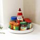 thumbnail image 1 of Corner rotating spice rack; kitchen storage compartment, 1 of 5