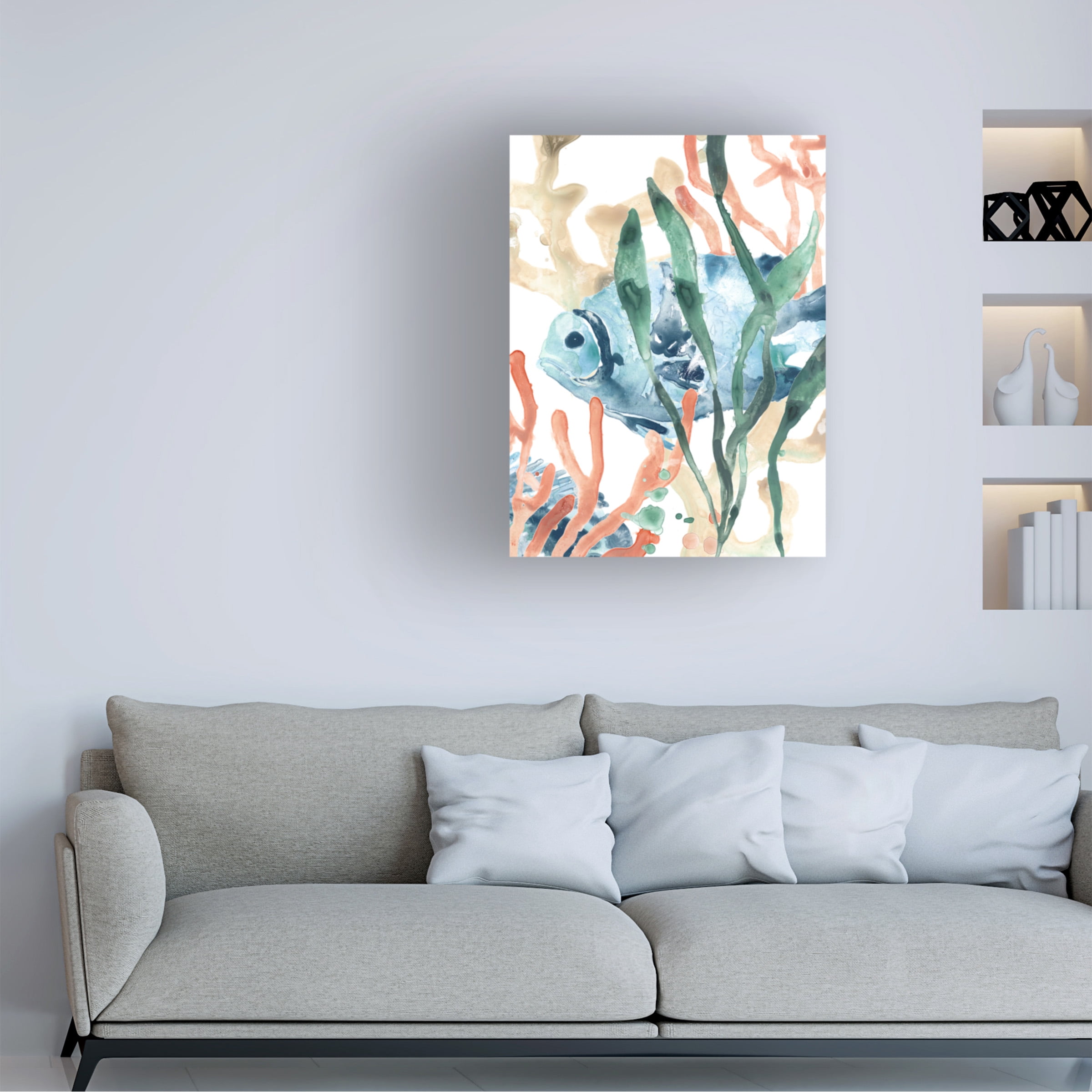 June Erica Vess 'In the Kelp II' Canvas Art