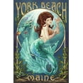 thumbnail image 4 of York Beach, Maine, Mermaid (1000 Piece Puzzle, Size 19x27, Challenging Jigsaw Puzzle for Adults and Family, Made in USA), 4 of 4