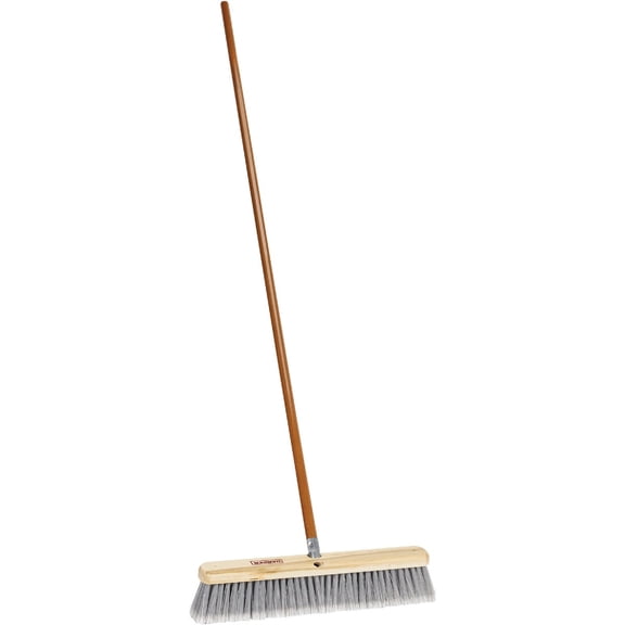 Jensen Home Harper Brush 582224SC 24-Inch Fine Push Broom — Interior & Exterior Use, Professional Finish
