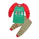 thumbnail image 1 of Pijamas de Navidad para bebés y niñas, conjunto de pijamas de Navidad de Papá Noel, ropa de dormir de algodón para niños pequeños, ropa de dormir de Año Nuevo para niños, conjunto informal, 1 of 4
