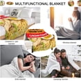 thumbnail image 5 of Ramen Noodle Fleece Blanket for Boys and Girls, Super Soft Warm Flannel Throws Gift for Birthday Christmas Room Decor All Season Bed Couch Sofa (50x60 Inches), 5 of 6