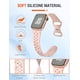 thumbnail image 3 of Correa deportiva compatible con correas Apple Watch con orificios de 49 mm, 44 mm, 45 mm y 42 mm, correa de repuesto deportiva de silicona transpirable para iWatch Series 8, 7, 6, 5, 4, 3, 2, 1SE, 3 of 4
