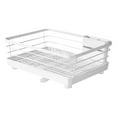 thumbnail image 2 of QAZbgdl Kitchen Utensil Drainer Rack | Wrought Iron Art Design | Detachable Draining Tray & Chopstick Holder | 1-Pack, 2 of 9