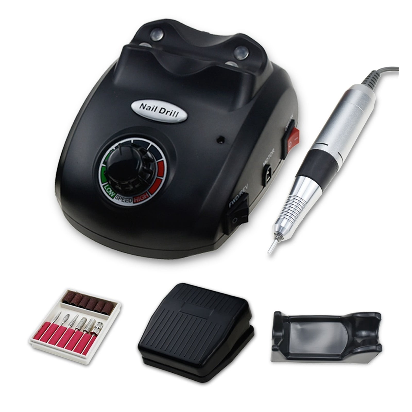 35000RPM Nail Polish Drill Machine, Manicure Electronic Nail File Drill Manicure Pedicure Kit, Nail Art Equipment ,Low Noise