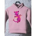 thumbnail image 3 of Cute Pink Dragon Hoodie Toddler -Image by Shutterstock,  2 Toddler, 3 of 4