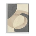 thumbnail image 4 of Stupell Industries Modern Rock Shapes Abstract Neutral Tones Framed Wall Art, 16 x 20, Design by Kippi Leonard, 4 of 5