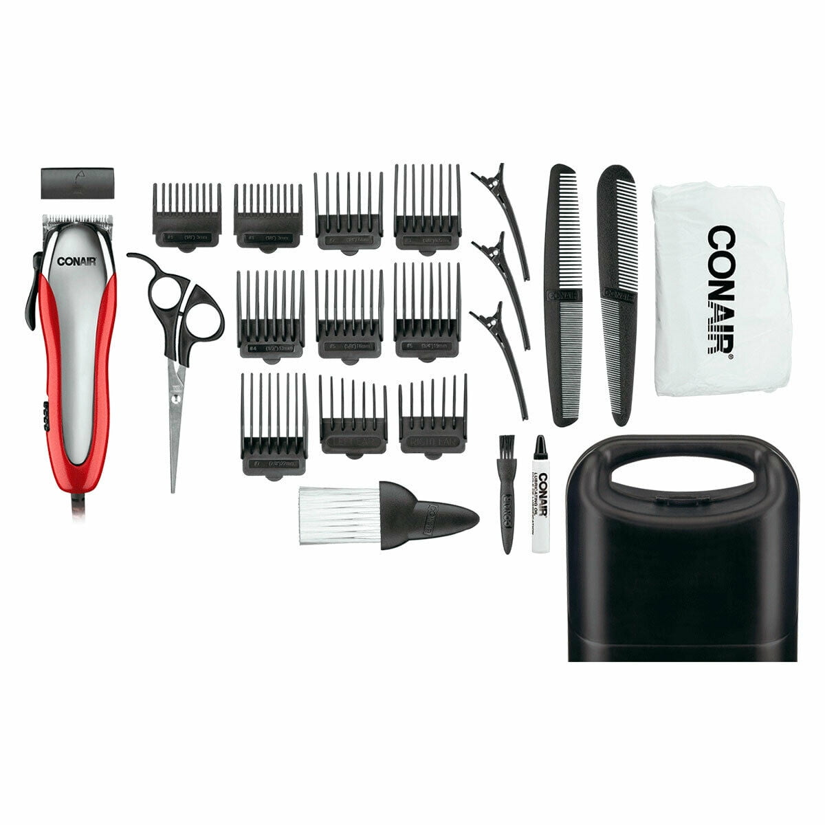 Conair Ultra Cut 23-Piece Haircut Clipper Kit With 10 Comb Attachments
