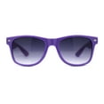 thumbnail image 2 of Classic Iconic Pop Color Horn Rim Sunglasses Purple Smoke, 2 of 4