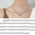 thumbnail image 4 of Metal Curb Chains, Jewelry Making Chain Easy To Use 32.8ft Strong Premium Metal  For Craft Silver, 4 of 8