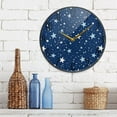 thumbnail image 6 of Acrylic Circular Clock 11.9x11.9 Inch Circular Clock Decorative Clock Creative Clock Dual-Purpose Clock Wall Clock Clock Decorate Your Space White Star, 6 of 9