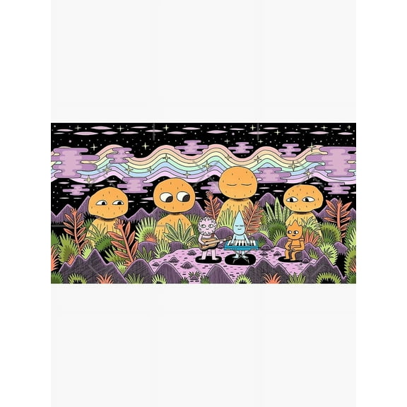 Imperial Home Women's Multicolor Rayon Sunflower Sarong Beachwear Wrap