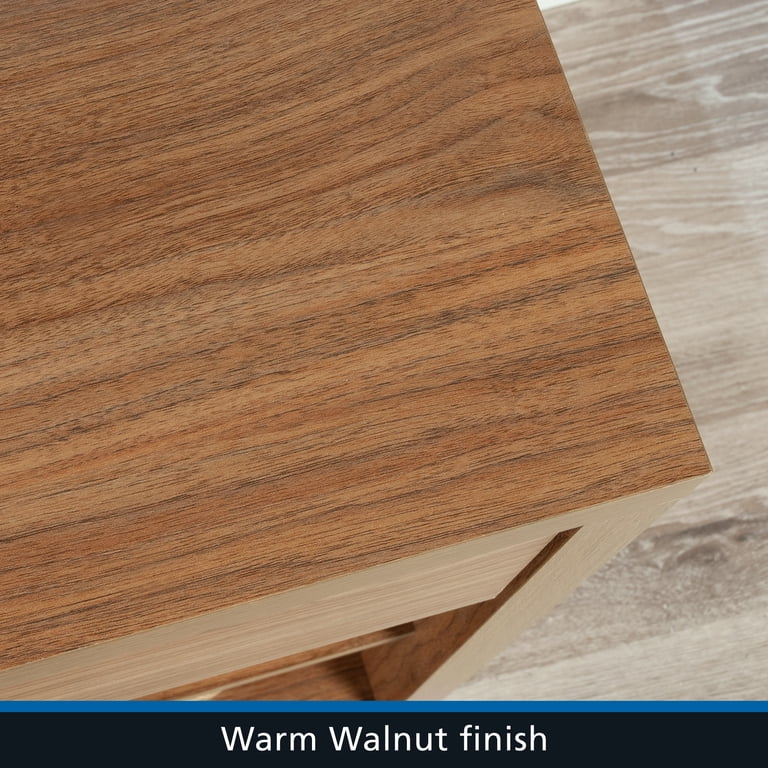 Mainstays Westley 5-Shelf Bookcase with Doors, Warm Walnut photo 8