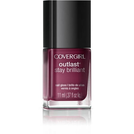 COVERGIRL Outlast Stay Brilliant Nail Gloss Wine to Five 190, .37