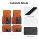 thumbnail image 4 of Balery Orange Net Fishing Boat Juego de 4 Alfombrillas para Auto, Revestimientos de Caucho Resistente, Diseño Antideslizante, 4 of 7