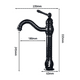 thumbnail image 2 of Grifo De Baño Monomando Llave Mezclador Cocina Lavamanos Belug Negro, 2 of 5