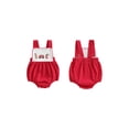 thumbnail image 2 of BemeyourBBs Newborn Baby Boy Girl Summer Clothes Firefighter Police Outfit Bubble Romper Overalls Loose Fit Firefighting Embroidered Sleeveless Infant Jumpsuit Bodysuit Playsuit, 2 of 9