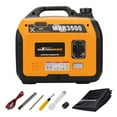 thumbnail image 3 of Power Equipment 3500 Watt Rated Super Quiet Suitcase Inverter Generator for Camping Rv Travel Outdoor Party, 3 of 7