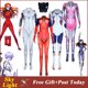 thumbnail image 2 of Asuka Ayanami Rei EVA U-09 Juego Para La Paz D.VA Overwatch Qiyana LOL Cosplay Disfraz Sexy Mono Para Las Mujeres Halloween Fiesta, 2 of 4