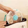 thumbnail image 4 of Hinati Clearance Sale 2Pcs Portable Hand Strap Rotating Storage Covered Airtight Food Storage Containers Dry Food Canisters for Fridge, Freezer, Pantry, Cabinet, Kitchen Organization and Storage, 4 of 5