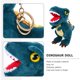 thumbnail image 3 of 1 colgante de dinosaurio de peluche, llavero de juguete de dinosaurio de peluche, adorno colgante., 3 of 3