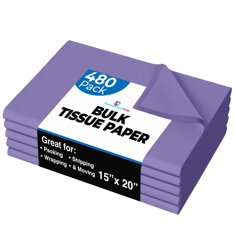 High-Quality White Tissue Paper, 15x20 inch