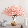 thumbnail image 2 of Eucalyptus Branches Decorations Fake Fall Flowers 47cm Elegant Warm Colors Artificial Greenery Lysimachia Plant, 2 of 14