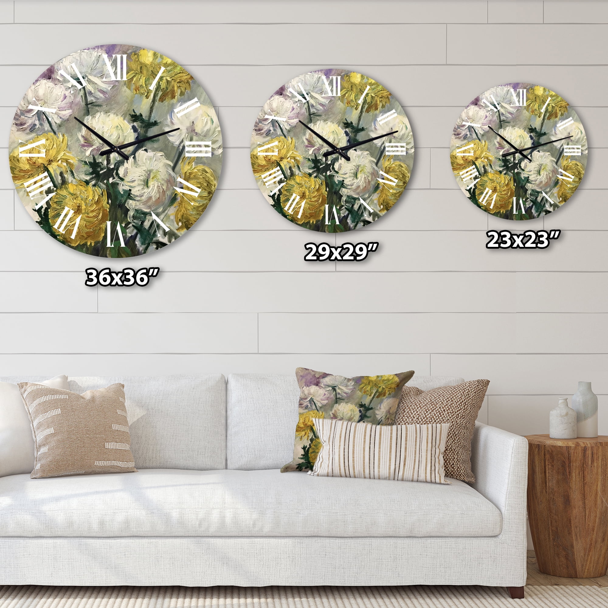 Designart 1 in Quartz Traditional Wall Clock