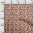 thumbnail image 1 of oneOone Polyester Lycra Fabric Leaves & Floral Block Print Sewing Fabric BTY 56 Inch Wide, 1 of 4