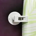 thumbnail image 6 of Trianu 3 Pairs Shower Curtain Clips with Suction Cup to Prevent Water Splashing Out, White Windproof Splash Guard, Just Press Clip onto Wall, 6 of 6