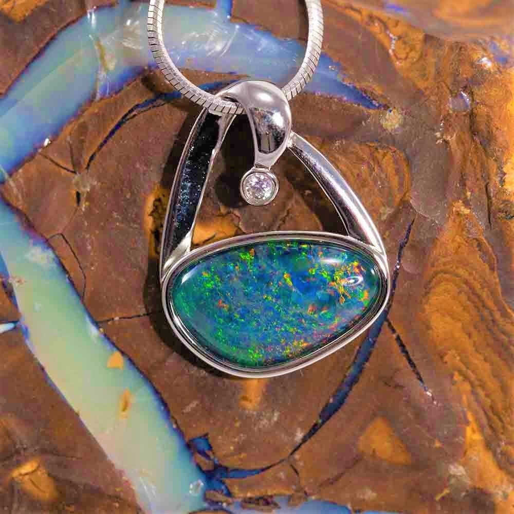 australian black opals