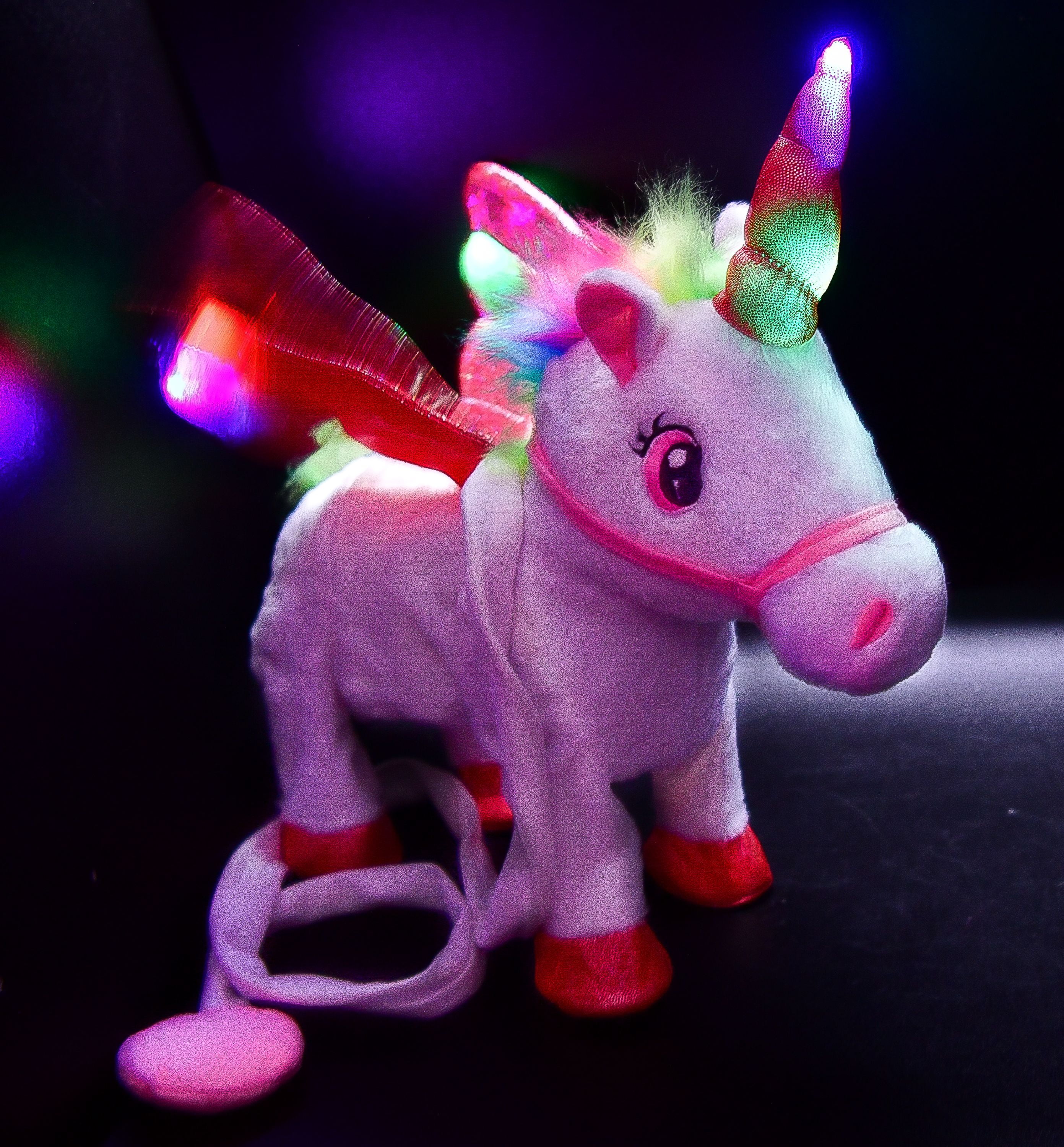 Buy Walking Unicorn Light Up Musical Flashing Toy Horn Unicornio Girls Ts Online In India