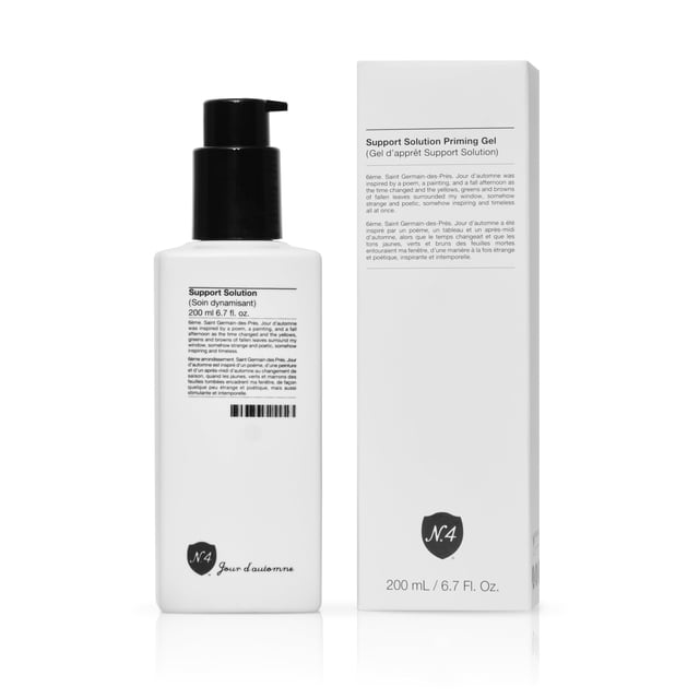 Gel para el cabello número 4 para hombres y mujeres Productos para peinar el cabello Solución de soporte Gel imprimador 6.7 oz