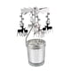 thumbnail image 2 of Portavelas giratorio elegante Macarena 2 piezas Metal vidrio, 2 of 8