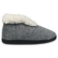 thumbnail image 2 of Gaahuu womens faux wool elastic front memory foam slipper boot, 2 of 5